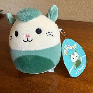 Jazwares Original Squishmallows Willoughby the Green Possum Plush Toy NWT
